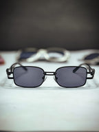 Versace Medusa Rectangular Sunglasses Black Edition