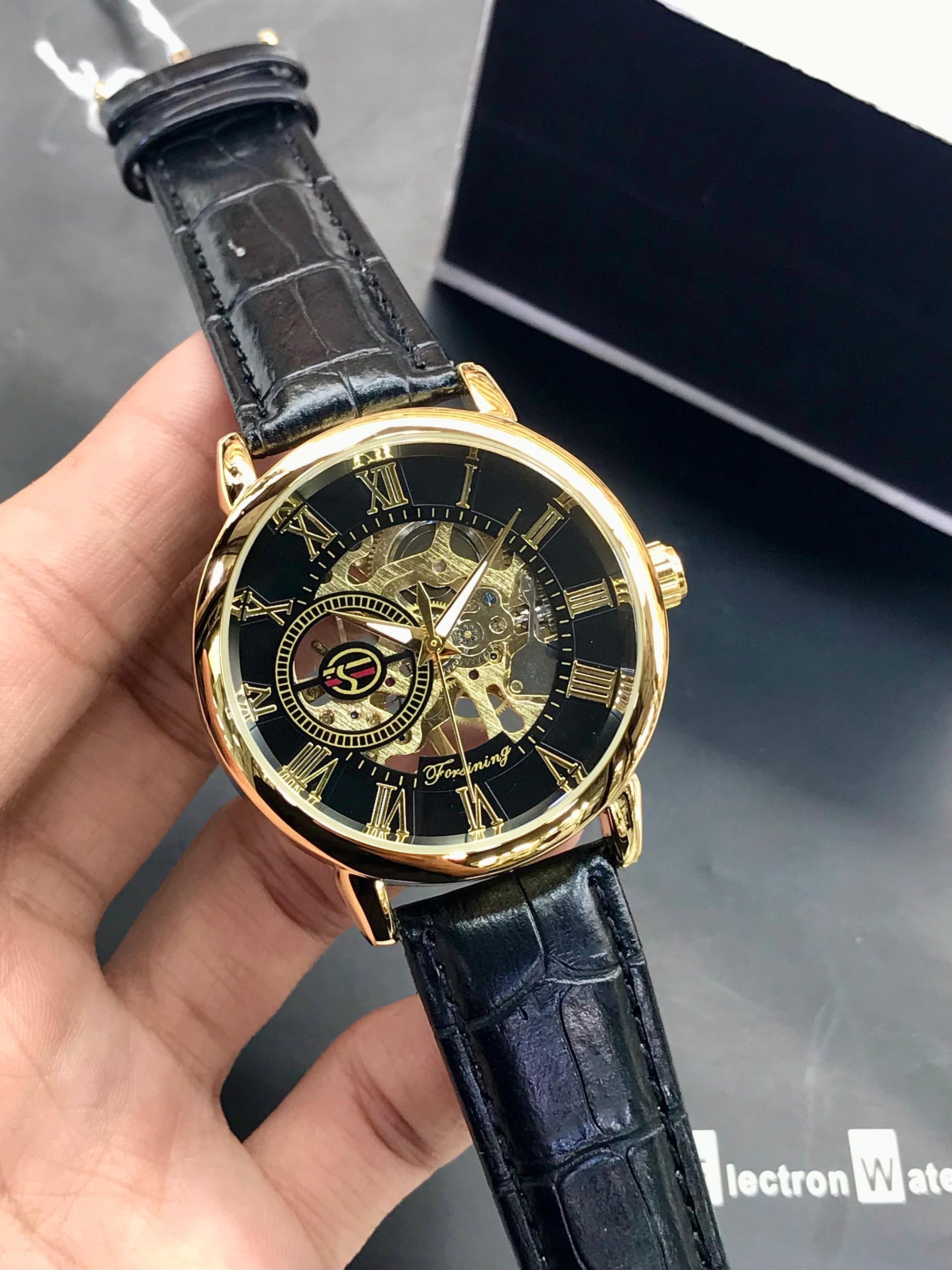 Forsining Emperor Black Gold Skeleton Edition (Automatic)