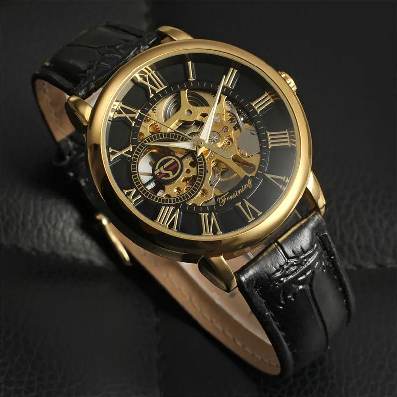 Forsining Emperor Black Gold Skeleton Edition (Automatic)