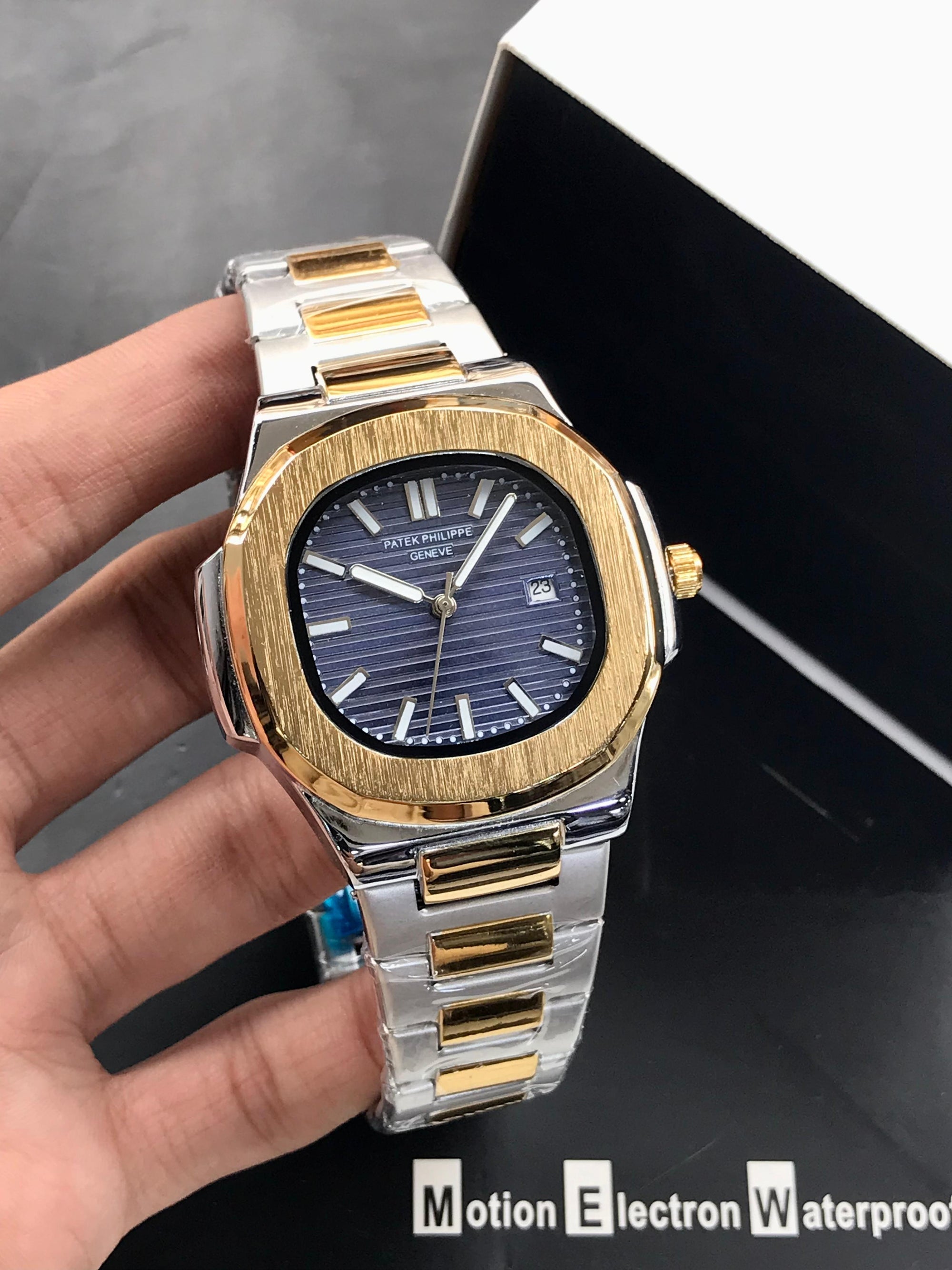 Patek Philippe Nautilus Royal Blue Dual-Tone Luxury Steel Edition