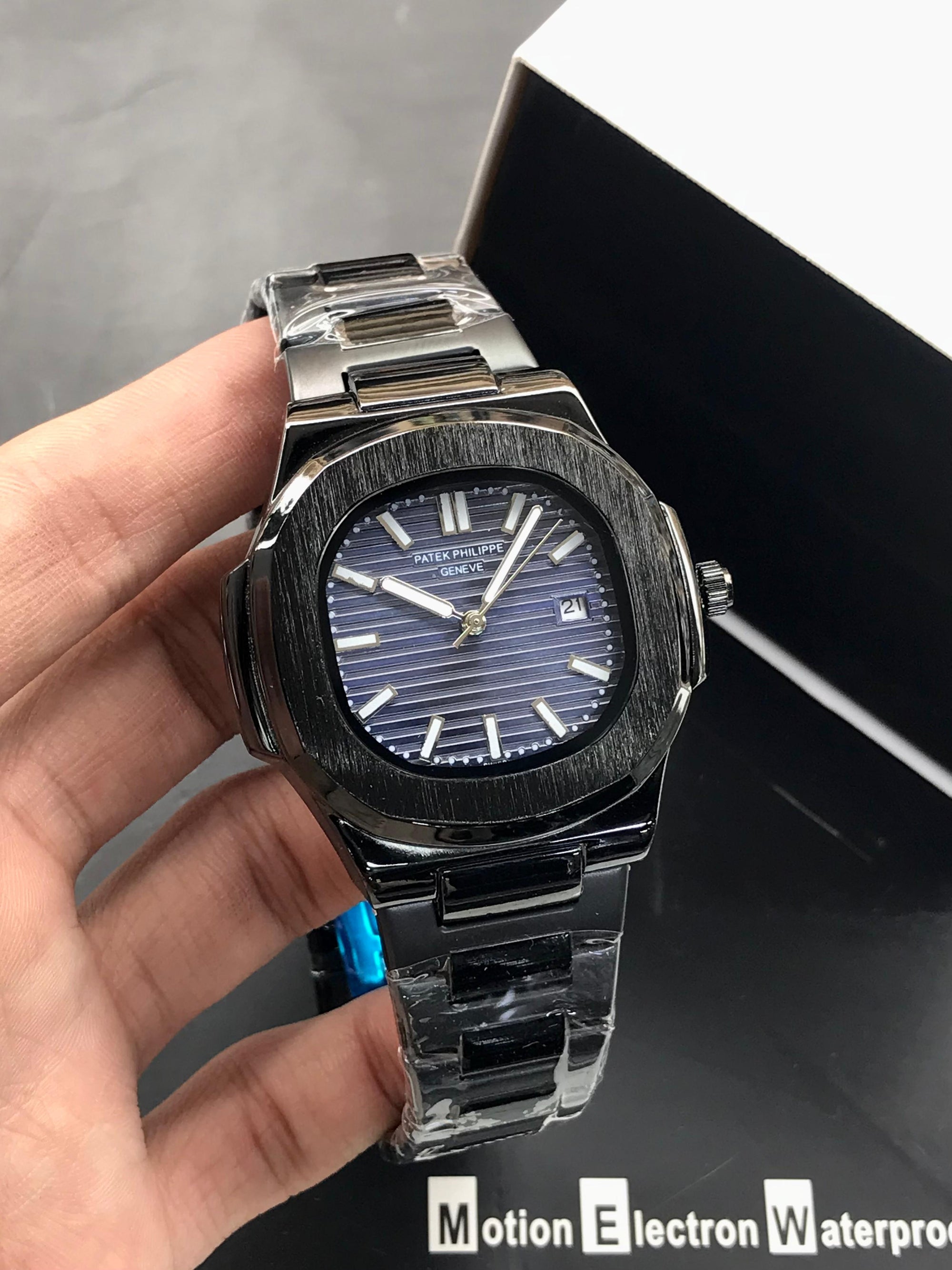 Patek Philippe Nautilus Royal Blue with Black Luxury Steel Edition