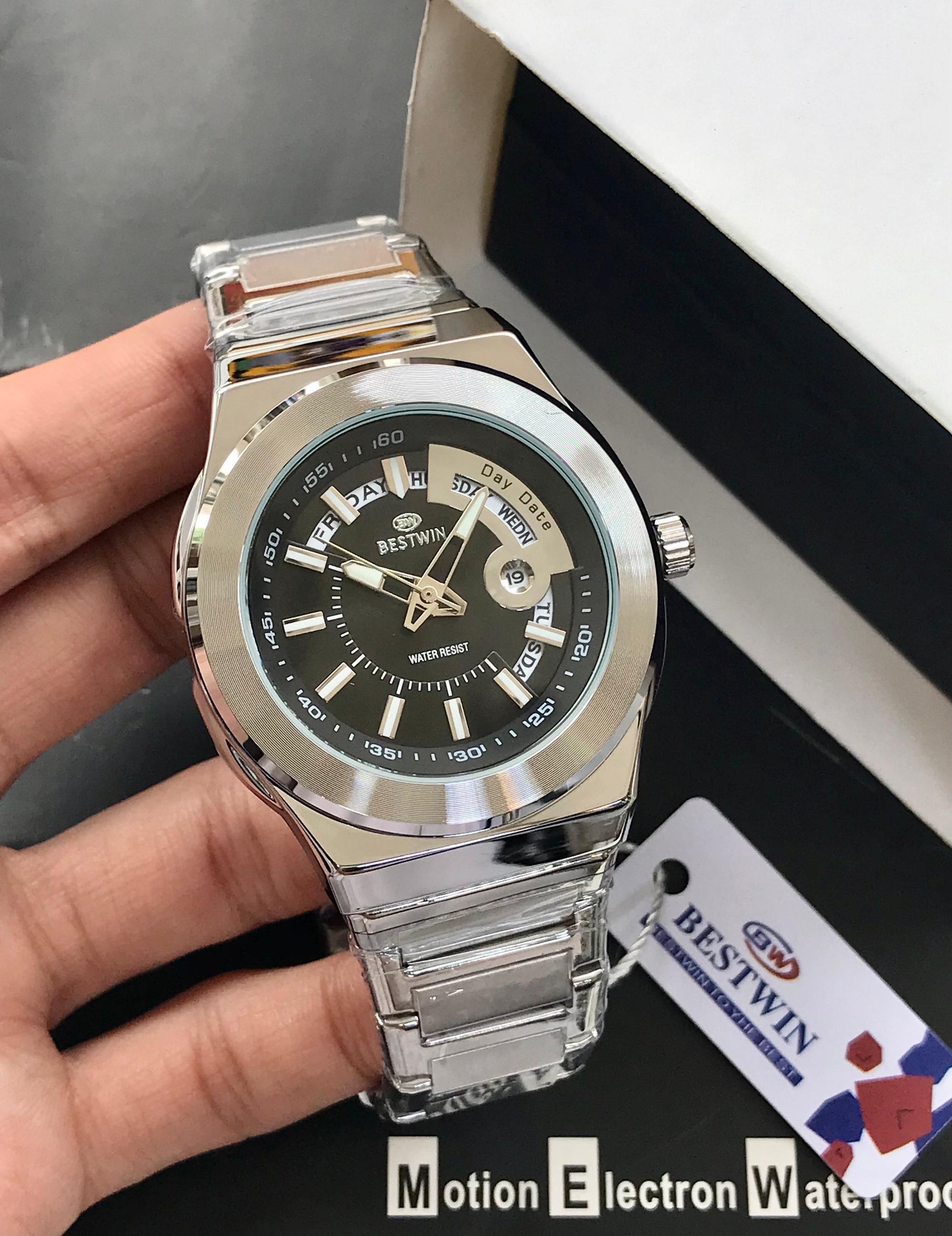 Bestwin Imperial Black Dial Steel Edition
