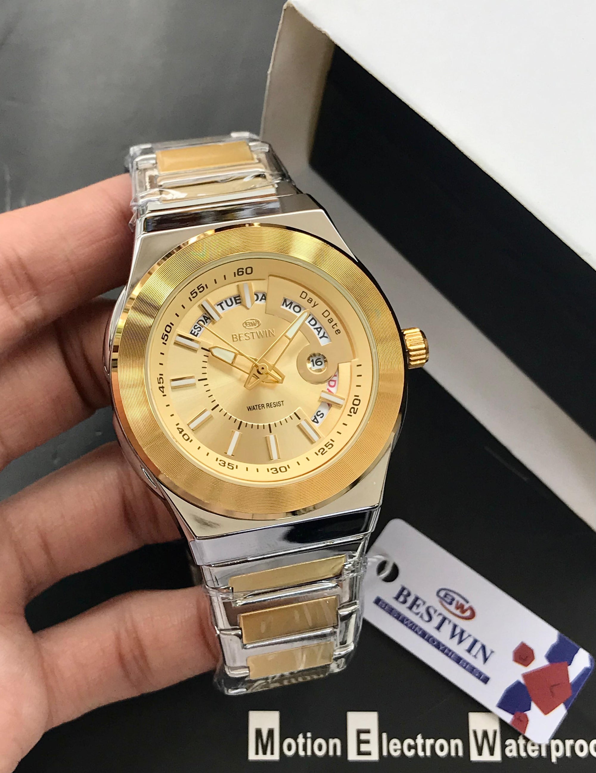Bestwin Imperial – Two-Tone Gold  Steel Edition Luxury Golden Dial