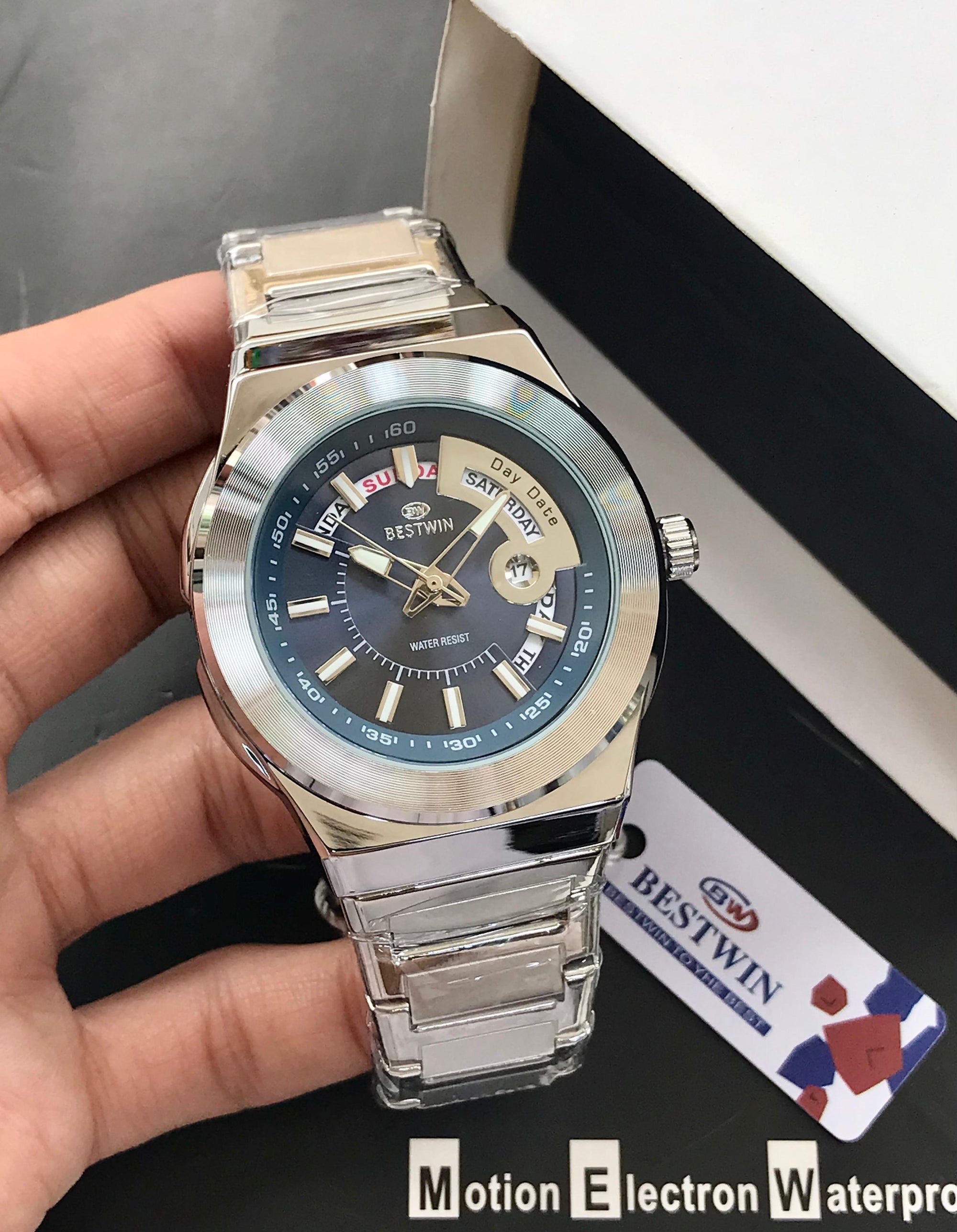 Bestwin Imperial Royal Blue Dial Steel Edition