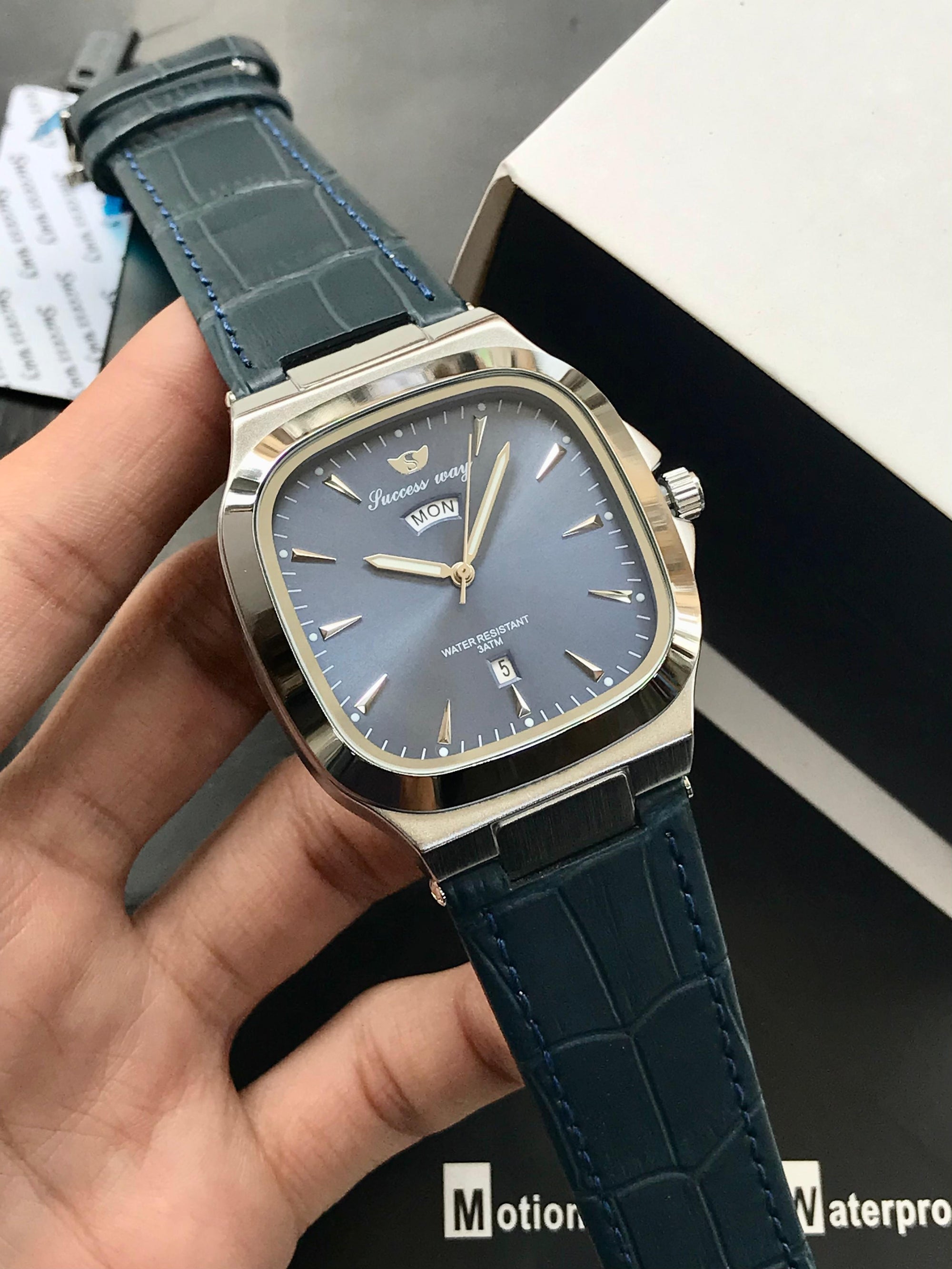 Success Way Valor Blue Silver Leather Edition