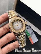 SUNLIFEX Signature Women’s Watch Gold & Silver Chain