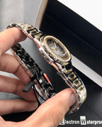 SUNLIFEX Signature Women’s Watch Gold & Silver Chain