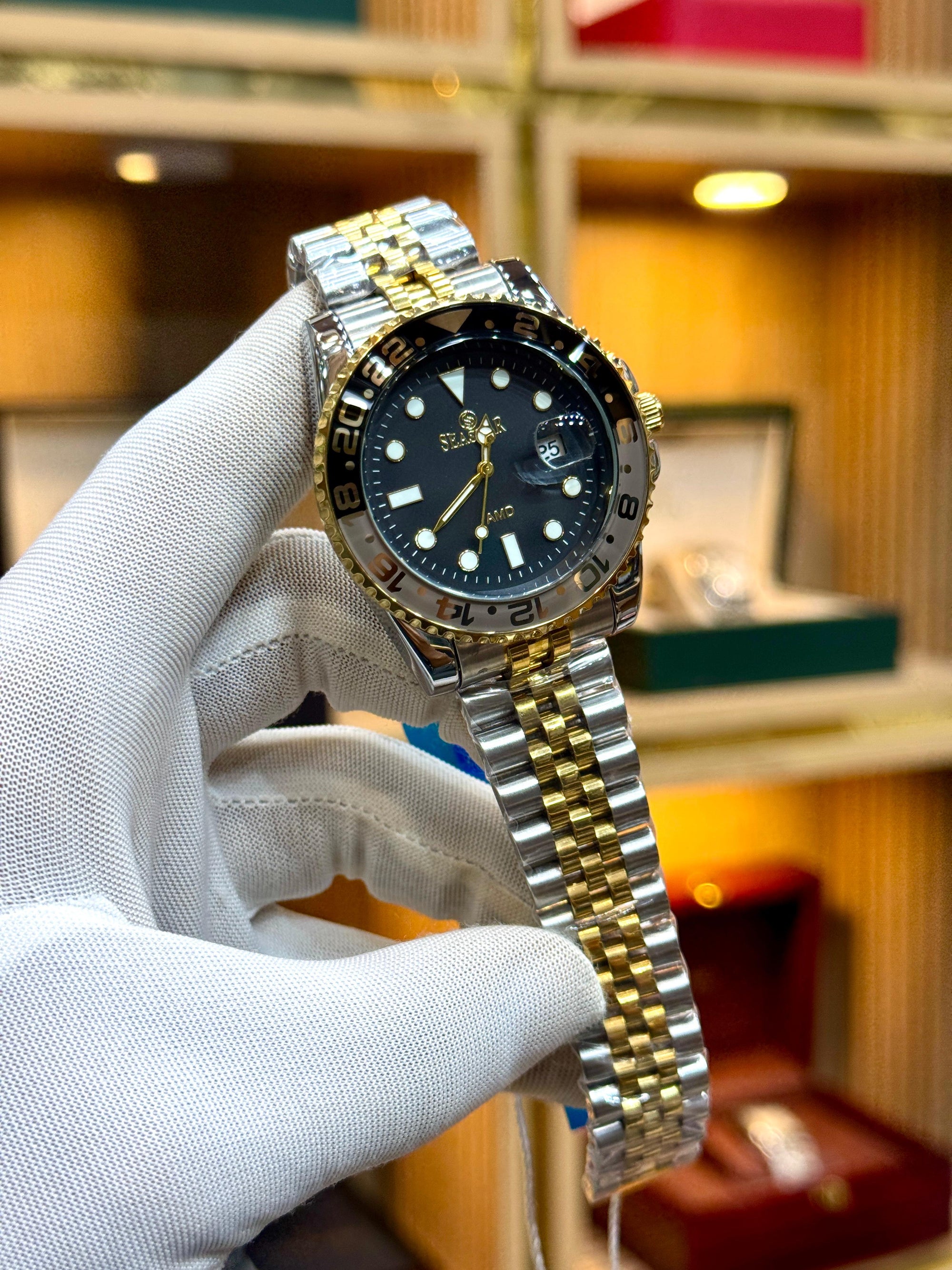 SEASTAR Men’s Luxury Watch Two-Tone Bracelet