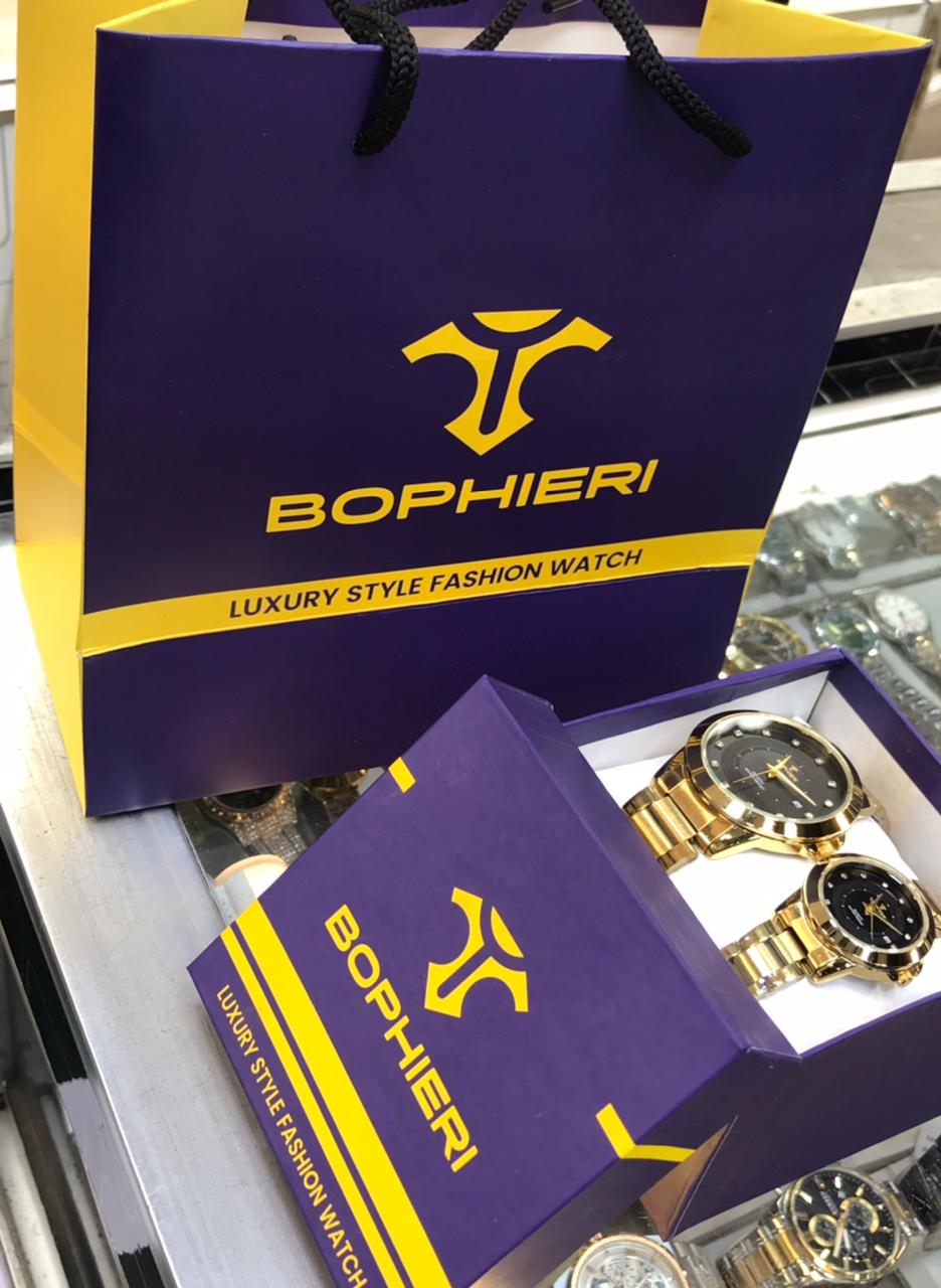 BOPHIERI Original Couple Watch Set – Stone Dial