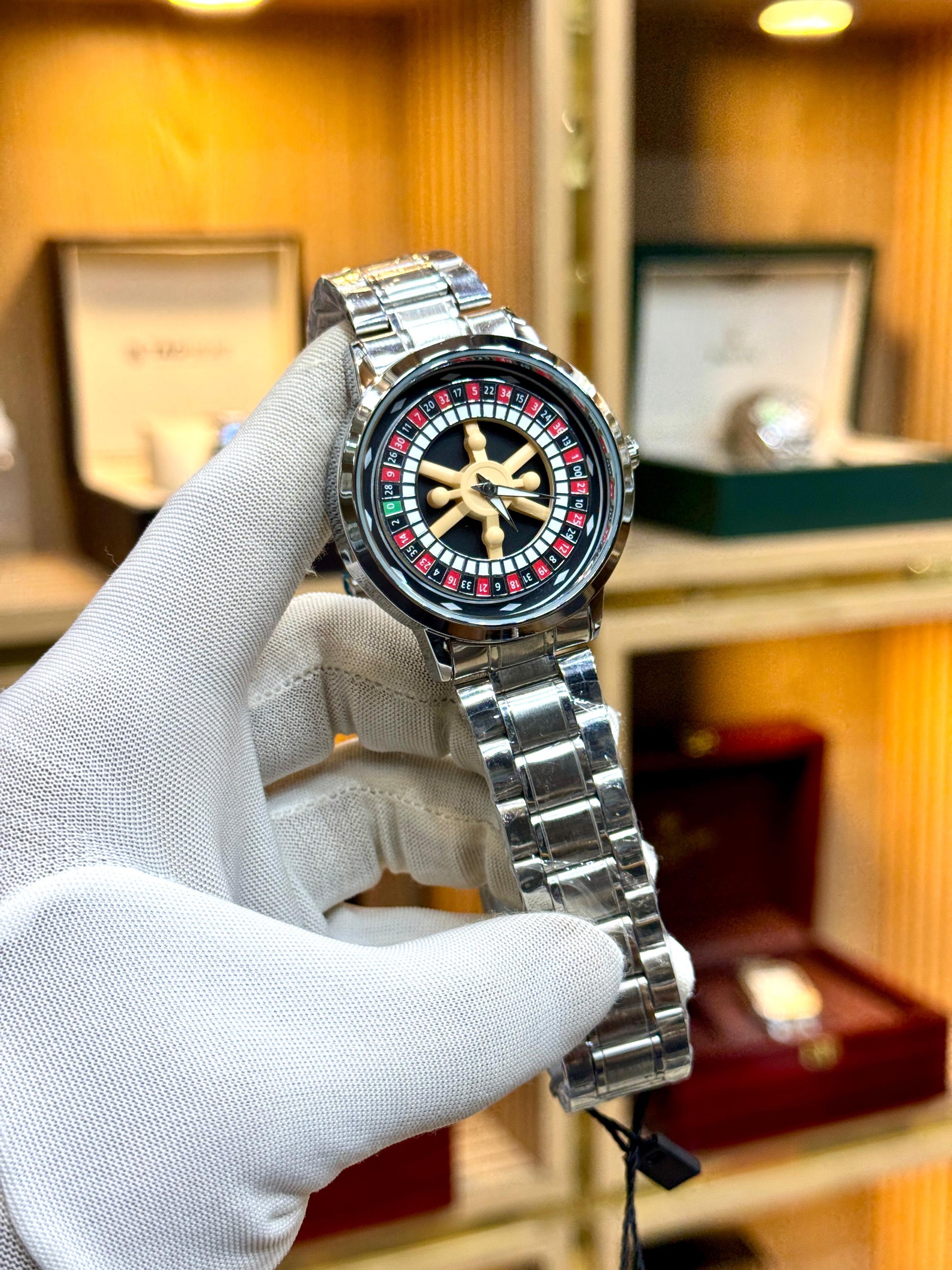 Kegio Men’s Spinner Edition Watch Roulette Dial