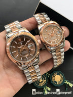 Rolex Sky-Dweller Pair Watch Brown Dial | Luxury His & Hers Set