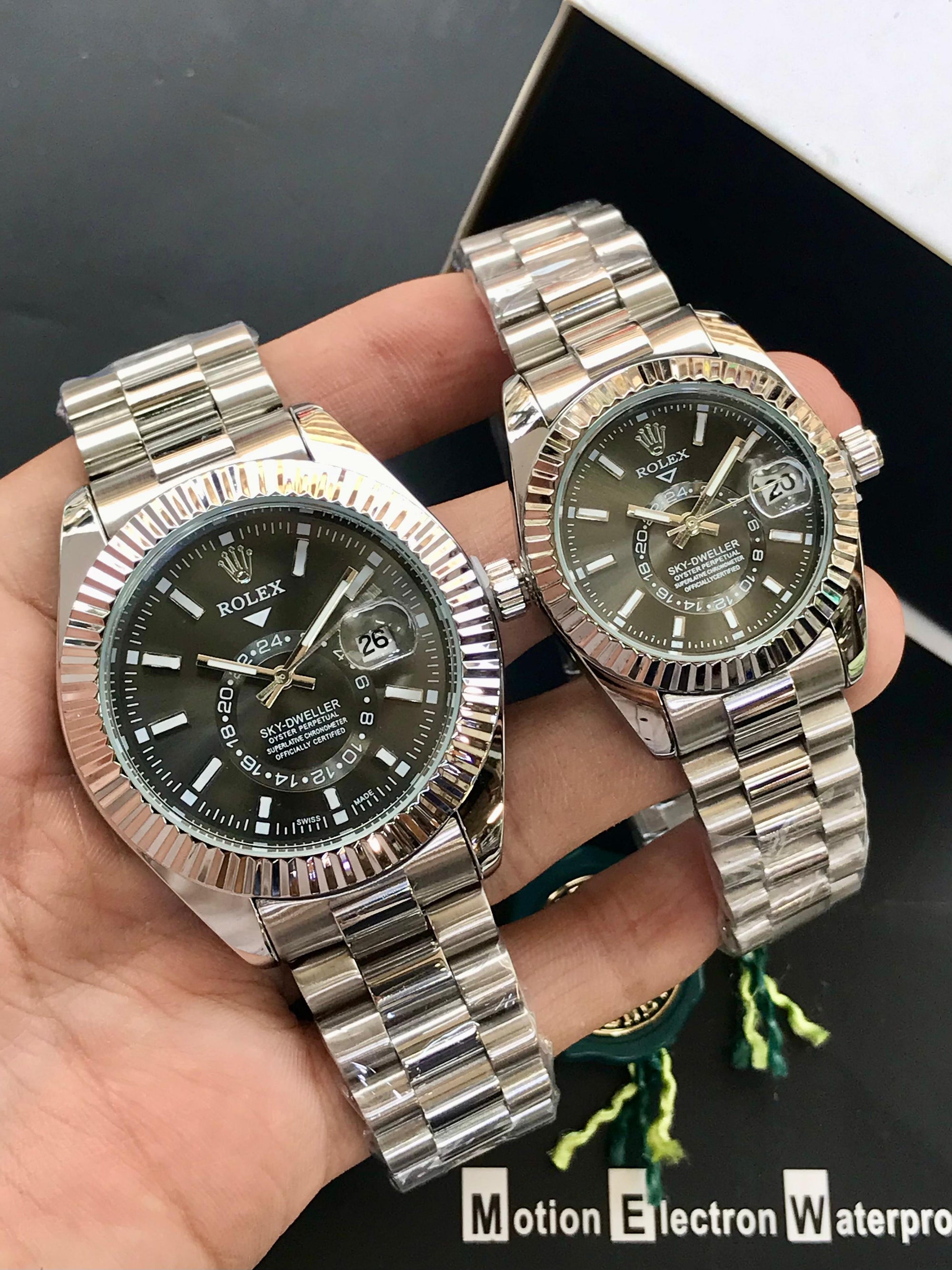 Rolex Sky-Dweller Pair Watch Black Dial | Luxury His & Hers Set