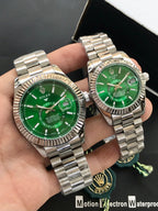 Rolex Sky-Dweller Pair Watch Royal Green Dial | Luxury His & Hers Set