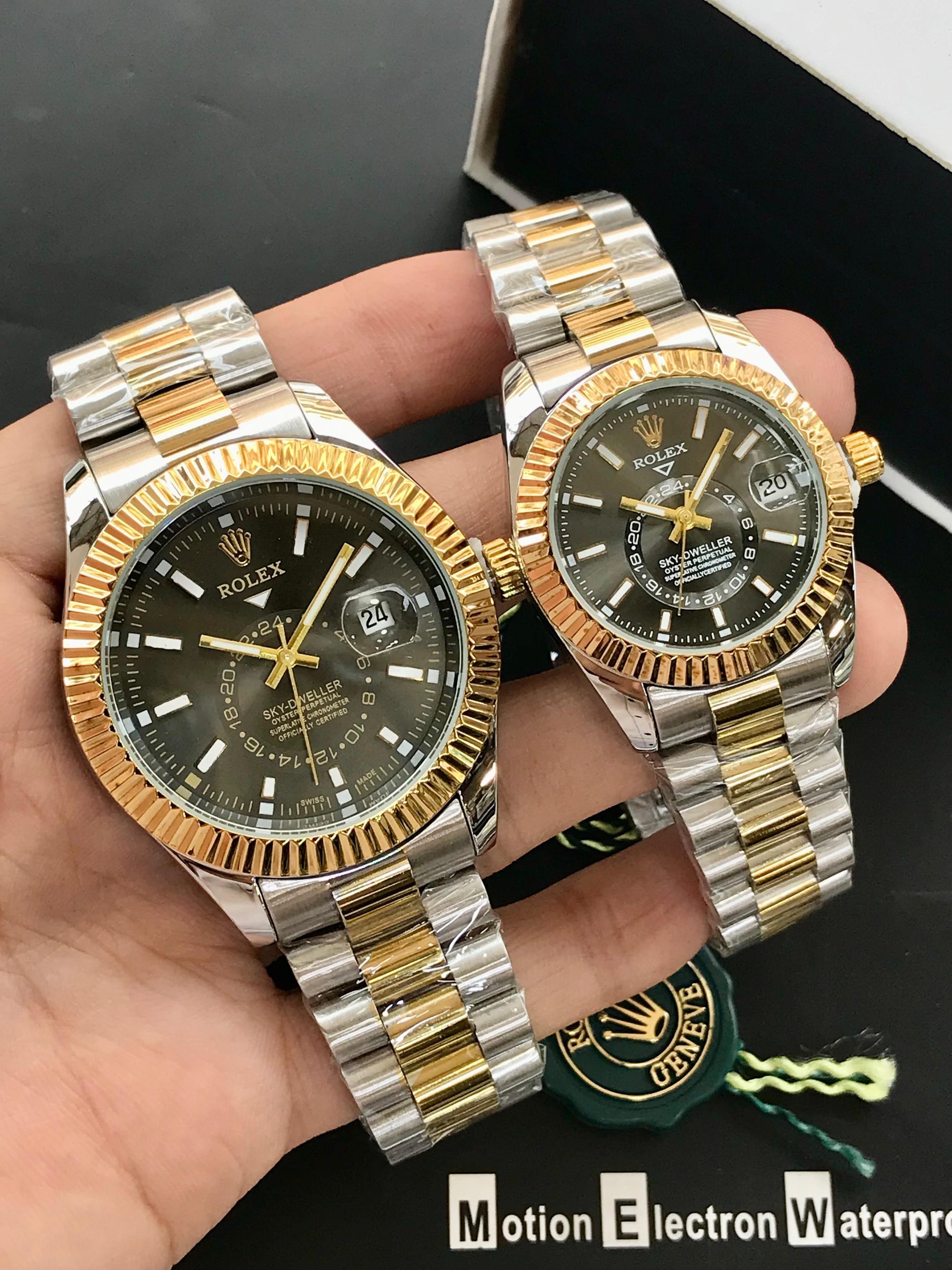 Rolex Sky-Dweller Pair Watch Black Dial | Luxury His & Hers Set