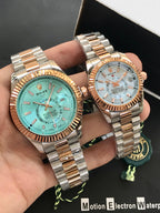 Rolex Sky-Dweller Pair Watch Tiffany Dial | Luxury His & Hers Set