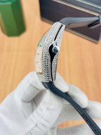 Franck Muller Iced Men’s Watch Full Stone Dial | Leather Strap