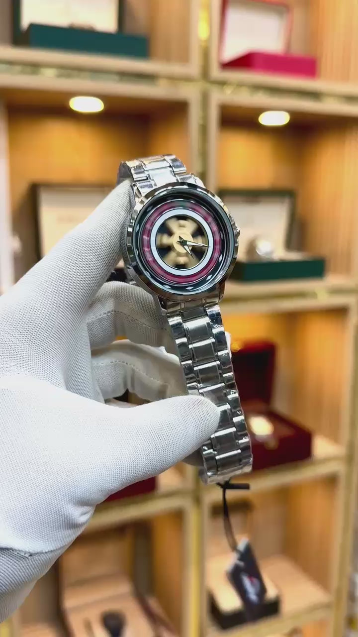 Kegio Men’s Spinner Edition Watch Roulette Dial